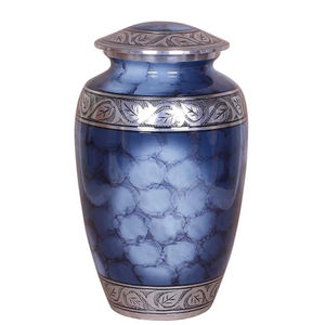 Urnas de cenizas de metal Urnas funerarias para preservar recuerdos Urnas de diseño de mármol de color azul a precio razonable - Product Image 4