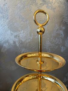 Support à chocolat poli or brillant à quatre niveaux pour servir du chocolat et servir du dessert Articles de cuisine de table - Product Image 3