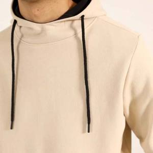 Otoño Invierno hombres deportes Casual Sudadera con capucha traje de talla grande Boxy cremallera chaqueta 100% algodón bordado lavado corto - Product Image 6