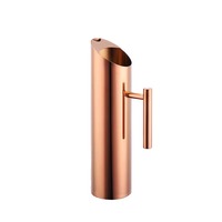 Carafe à eau en acier inoxydable, réutilisable, portable, moderne, finition or, argent, cuivre, pour bar et hôtel, vente en gros