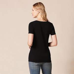 T-shirts pour femmes personnalisés Offre Spéciale, t-shirts d'été 100% coton à coupe ajustée, col en O, t-shirts imprimés pour femmes fabriqués - Product Image 3