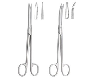 ANAAIF ENTERPRISES Ciseaux de dissection chirurgicale médicale 14cm-25cm courbés droits 15g poids pour les procédures chirurgicales - Product Image 4