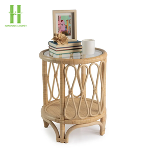 โต๊ะกาแฟหวายทันสมัยเป็นมิตรกับสิ่งแวดล้อมโต๊ะชากาแฟทำจากธรรมชาติทำมือทนทานทำความสะอาดง่ายเฟอร์นิเจอร์ภายใน - Product Image 2