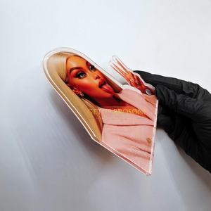 Paleta de acrílico profesional para extensiones de pestañas, soporte para pestañas, herramientas para artistas de pestañas, suministros para salón de belleza - Product Image 2