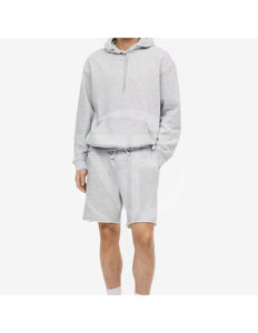 กางเกงขาสั้นผ้าฝ้าย100% สำหรับผู้ชายเสื้อผ้าลำลองที่มีความต้องการสูงเป็นมิตรกับสิ่งแวดล้อมทำจากผ้าคอตตอนลายไม่ยับย่นไม่เป็นรอยขาด - Product Image 2