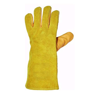 Guantes de soldadura de cuero de la mejor protección de seguridad asequible Diseño Premium con resistencia al calor Guantes de soldadura a un precio razonable - Product Image 3