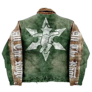 Conjunto Deportivo Personalizado de Invierno, Pantalones y Sudadera con Capucha de Felpa, Transpirable, con Cierre y Pedrería, de Poliéster/Algodón para Hombre - Product Image 4