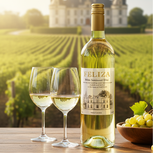 Feliza, trắng bán ngọt, airen và macabeo, rượu vol 11%, cấp Nhập Cảnh, 0,75lt, từ castilla La Mancha. - Product Image 2