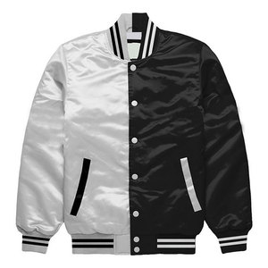 แจ็กเก็ตผ้าซาตินสำหรับผู้ชายหลากสีแจ็กเก็ตผ้าซาตินเบสบอลนักศึกษาแฟชั่นแจ็กเก็ตผ้าซาตินแจ็กเก็ตน้ำหนักเบาออกแบบได้ตามที่ต้องการ - Product Image 1