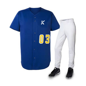 Uniforme de baseball respirant en polyester à prix avantageux, impression personnalisée, haute qualité, service OEM, KANEKA SPORTS, hommes adultes - Product Image 1