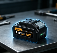 Paket Baterai Lithium Ion 18V 8Ah 21700 10C Pengganti Baterai Isi Ulang dengan Pengosongan Tinggi untuk Peralatan Listrik Tanpa Kabel OEM ODM