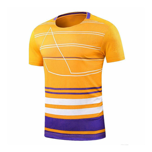 Haute qualité hommes Tennis col rond maillot haut vêtements de sport 100% Polyester dernière conception porter ensembles uniformes - Product Image 3