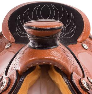 Silla de Montar Western de Cuero Genuino de Primera Calidad Wade Tree, Personalizable en Color/Tamaño/Diseño, Modelo Wade Ranch Roping405 - Product Image 4