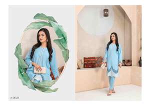 Alta calidad Shalwar Kameez para mujeres estilo indio y pakistaní readymade Shalwar Kameez para damas diseñador vestido transpirable - Product Image 4