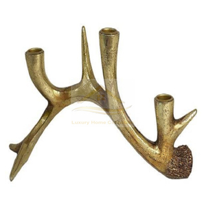 Asta Metal diseño rústico vela y tarro de cera soporte y soporte linternas de estilo antiguo para el hogar suministros decorativos y de boda - Product Image 3