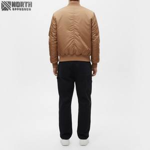 Haute qualité nouveau Design printemps et automne veste de vol unisexe fermeture éclair maillot coupe-vent durable Bomber veste Bomber veste - Product Image 3