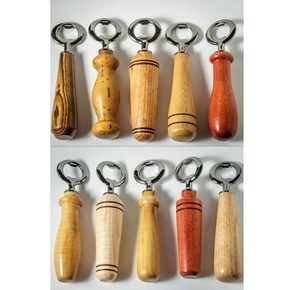 Ouvre-bouteille en résine de luxe avec poignée en acier inoxydable, élégant outil de bar, accessoire décoratif pour boissons pour le comptoir de cuisine - Product Image 2