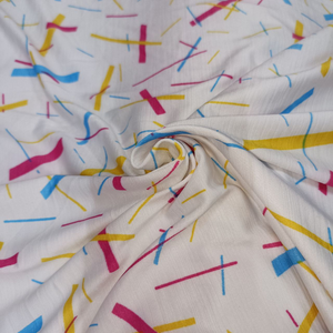 Tela Premium Poliéster y Spandex Estampado de caramelo Poliéster Spandex Bala Texturizada Tela de punto doble para diademas de bebé - Product Image 4