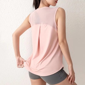 Débardeur de sport à séchage rapide pour femmes nouveau gilet d'entraînement de Yoga sans manches Fitness haut d'été course à pied exercice couverture - Product Image 2
