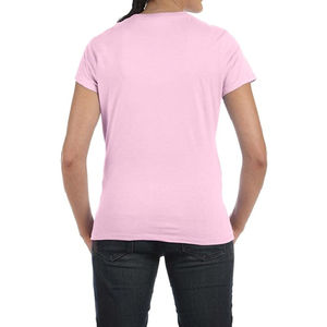 Camisetas de Calle para Mujer de Talla Grande al por Mayor, Cuello Redondo, Manga Corta, 100% Algodón, Transpirables, Ecológicas, Colores Personalizables - Product Image 6