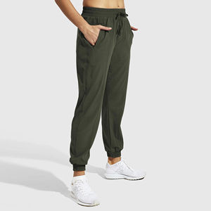 กางเกงขายาวลายตารางหมากรุกแฟชั่นใหม่คุณภาพสูงสำหรับผู้หญิง ฤดูร้อน 2026 เอวยางยืดสูงทรงหลวมจับจีบด้านหน้า 100% - Product Image 3