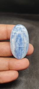 Vente en gros de cristal de kyanite bleu de qualité supérieure, cabochon en pierre précieuse naturelle pour la fabrication de bijoux, tailles mélangées - Product Image 4