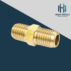 Raccord de tuyauterie fileté mâle-mâle en laiton de haute qualité, double connecteur mâle pour systèmes de plomberie, CVC et industriels - Product Image 5