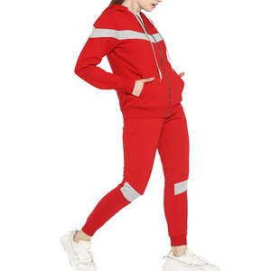 Conjunto Deportivo de Invierno para Mujer, de Alta Calidad, con Capucha, Transpirable, de Secado Rápido, Moderno, en Mezcla de Poliéster/Algodón - Product Image 3
