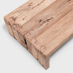 Premium Custom Reclaimed Elm Coffee <b>Table</b> Handcrafted <b>Rustic</b> Solid <b>Wood</b> Center <b>Table</b> Farmhouse Style Living Room Furniture - Product Image 6