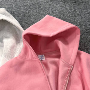 Sweat à capuche d'hiver à fermeture éclair épais avec mélange de coton épais, style streetwear décontracté, chaud et confortable - Product Image 3