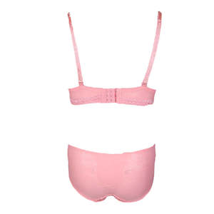 Conjunto de sujetador y bragas de espuma para mujer - Rosa - Product Image 2