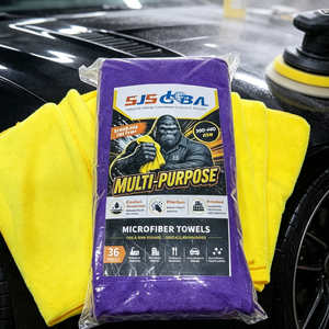 Lot de 36 chiffons de nettoyage en microfibre pour vitres et chiffons en microfibre de haute qualité pour le detailing automobile - Product Image 1