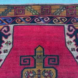 Alfombra Vintage de 6.46x9.6 pies, Alfombra Turca, Alfombra Persa Roja de Lana - Product Image 5