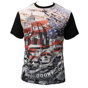 Camisetas de hombre a granel de alta calidad, camiseta lisa en blanco transpirable con sublimación de logotipo de impresión personalizada - Product Image 4