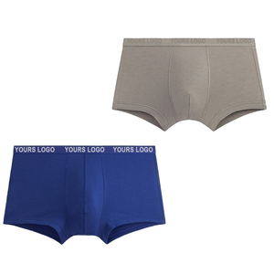 Bóxer antiestático para hombre, hermosa puntada, ropa de verano para hombre, 93% poliéster, 7% Spandex, ropa interior de embalaje personalizado, ropa de algodón para hombre - Product Image 1