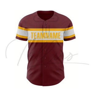 Maillots de baseball pour femmes les plus vendus, manches courtes, 100 % polyester, séchage rapide, respirants, vente en gros, fabricant d'usine - Product Image 3
