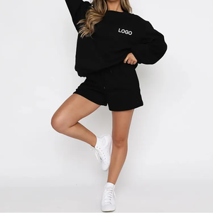 Pantalones cortos de algodón para mujer informales de gimnasio, nuevos y personalizados a la moda al por mayor - Product Image 3