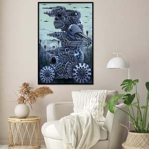 Digital Printed War Machine <b>Poster</b> on Vinyl Flag Banners Material - Product Image 2