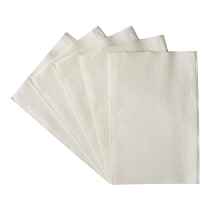 Serviettes en tissu doux blanc 1 pli 2 plis pour bureau, restauration et événements-Paquet de 200g - Product Image 4