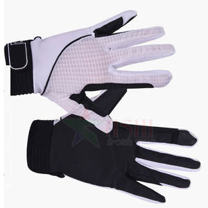 Gants d'équitation en cuir d'hiver dernier cri, imperméables, design à doigts complets, faible MOQ, personnalisables - Product Image 3