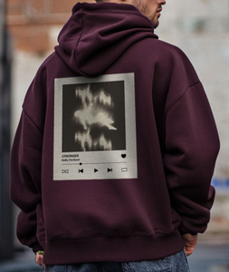 Vente directe d'usine, sweat-shirt pour homme en molleton 100% coton de qualité supérieure, imprimé avec un logo personnalisé, broderie, poids lourd, 480 GSM - Product Image 3