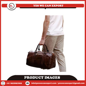 Fait à la main Lady Vintage Sport voyage Gym sac de sport en cuir de buffle pleine fleur personnalisé PU fermeture à glissière sport élégant - Product Image 2