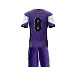 Uniforme de fútbol personalizado de alta calidad conjunto de secado rápido transpirable liso poliéster manga corta precio al por mayor - Product Image 6