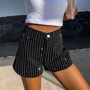 Stylish Stone Printed Denim Shorts 2025 Premium Washed <b>Women's</b> Shorts New Customize Summer <b>Jeans</b> Shorts for <b>Women</b> - Product Image 5
