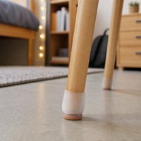 Protections de pieds de meubles en silicone, coussinets de sol anti-rayures, antidérapants, silencieux, réduction du bruit pour bureau, chaise, dortoir