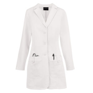 Manteau de laboratoire médical de haute qualité personnalisé OEM manteau de gommage en toile en gros avec boutons pression toutes les couleurs, tailles et options de logo - Product Image 5
