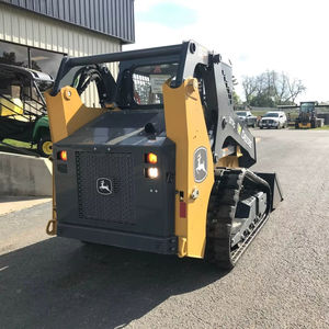 2025 JOHN Deerre 317G Diesel Skid Steer Front Loader 72 "Cubo Pistas de goma estrechas ROPS Controles manuales Joystick Horas 1 - Product Image 3