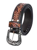 Ceinture de vache en cuir occidental de qualité supérieure faite à la main et au design personnalisé Ceinture en cuir de cow-boy occidental du fournisseur en gros