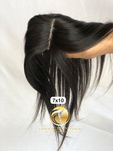 วิกต่อผมมนุษย์แบบเรียบตรง7x10ขนาด12นิ้ว - Product Image 4