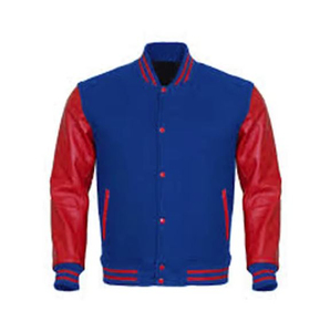 Chaquetas Varsity Bomber de Alta Calidad con Cuello Alto, Logotipo Frontal, en Lona Recubierta de Poliéster/Algodón para Hombre y Mujer 2025 - Product Image 3